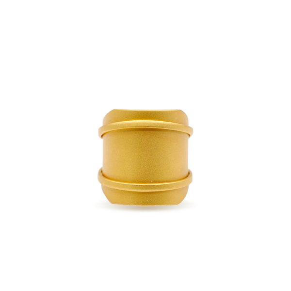 Gold wide statement ring