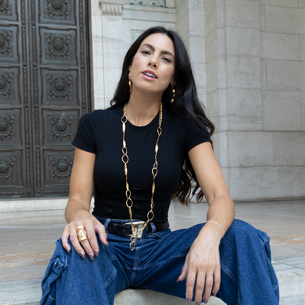 Swirly Girl Long Necklace