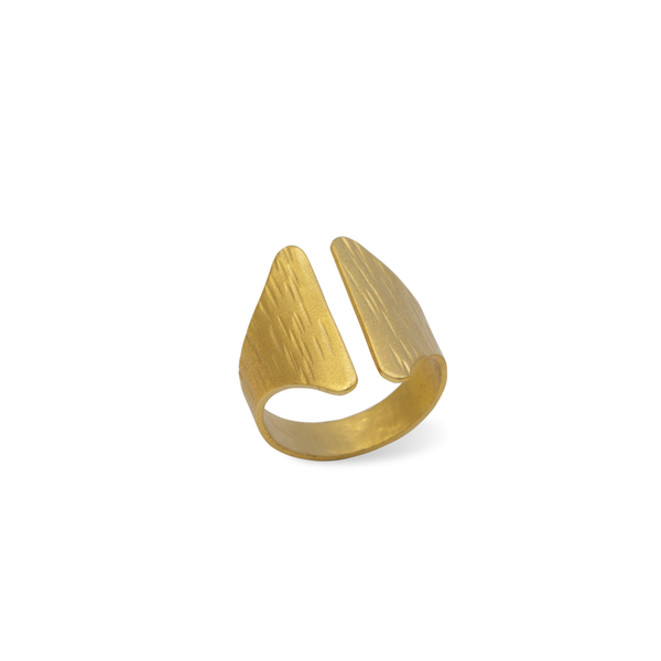 Gold pinky finger ring