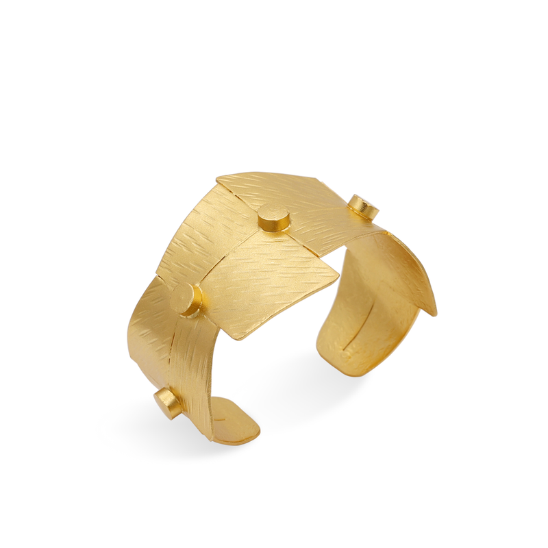 statement gold cuff bracelet