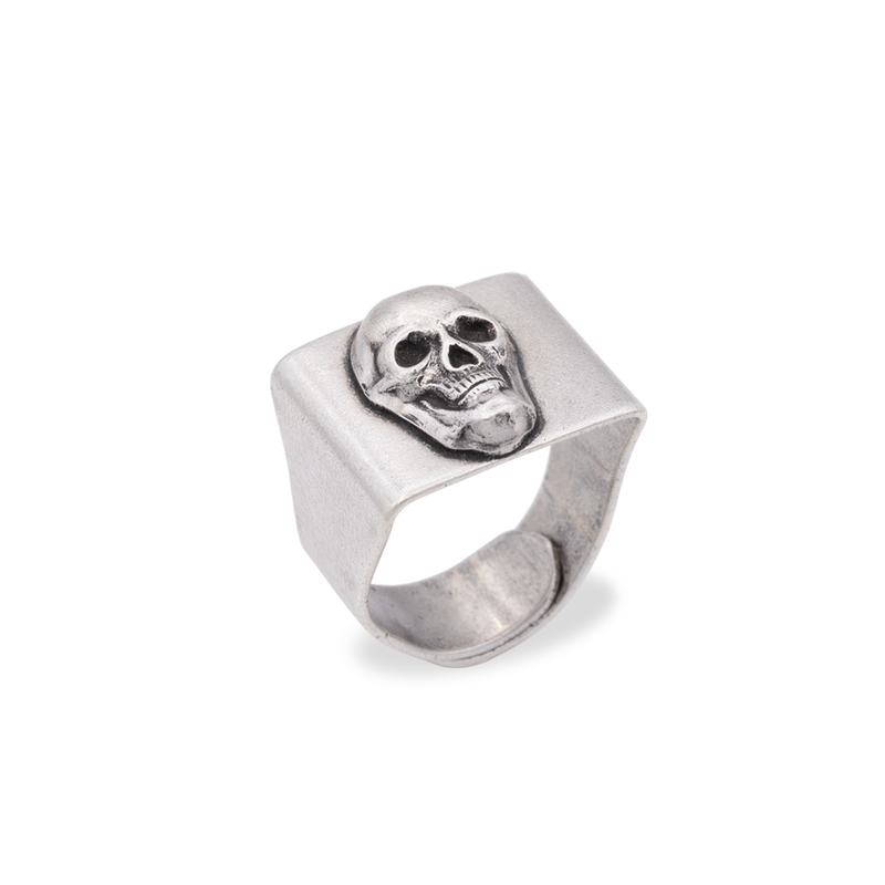 Silver Skull Ring