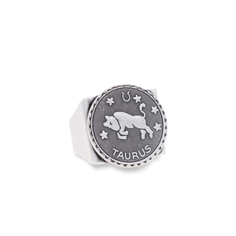 Taurus Silver Ring