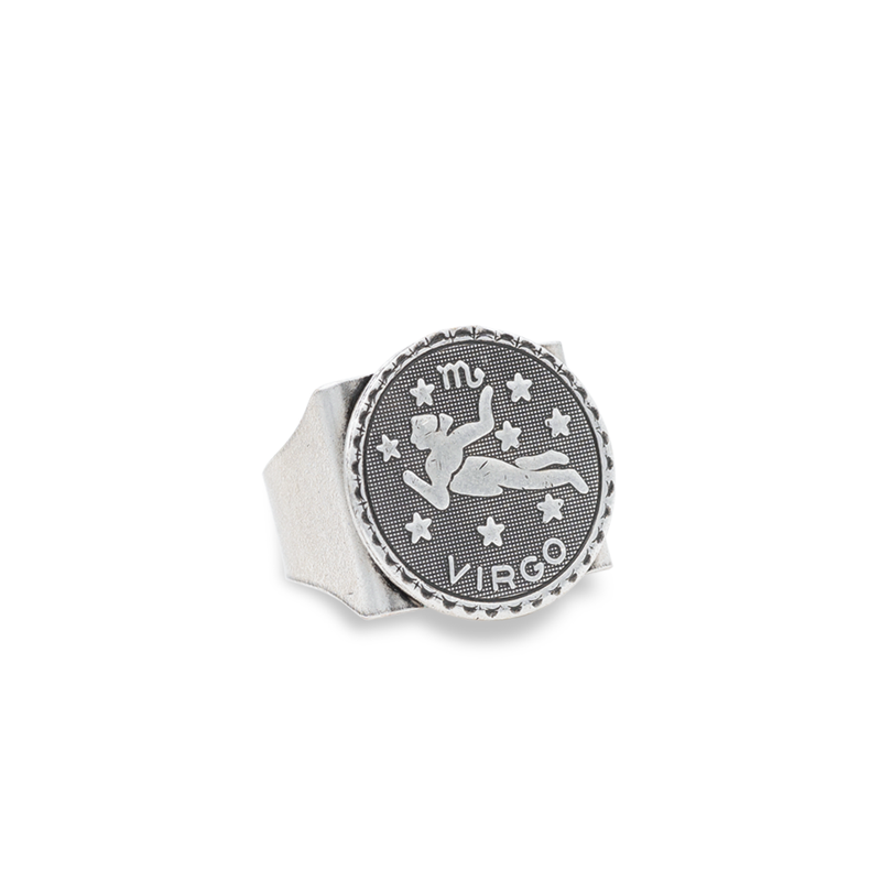 Virgo Silver Ring