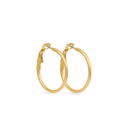 gold everyday hoop earrings