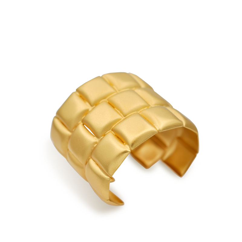 gold wide bold cuff bracelet