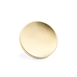 Large gold disc statement ring