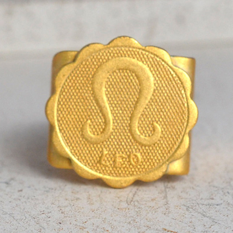 Gold Leo Ring