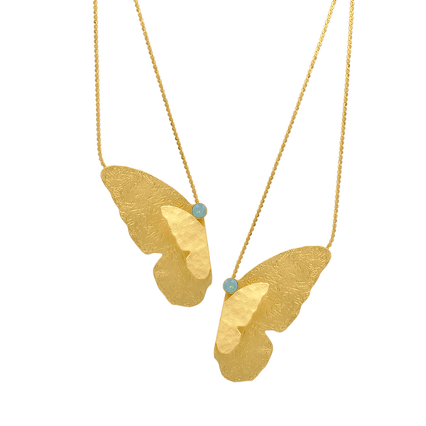 mariposa friendship necklace