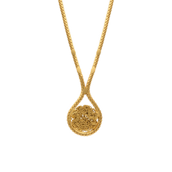 Medusa gold statement necklace