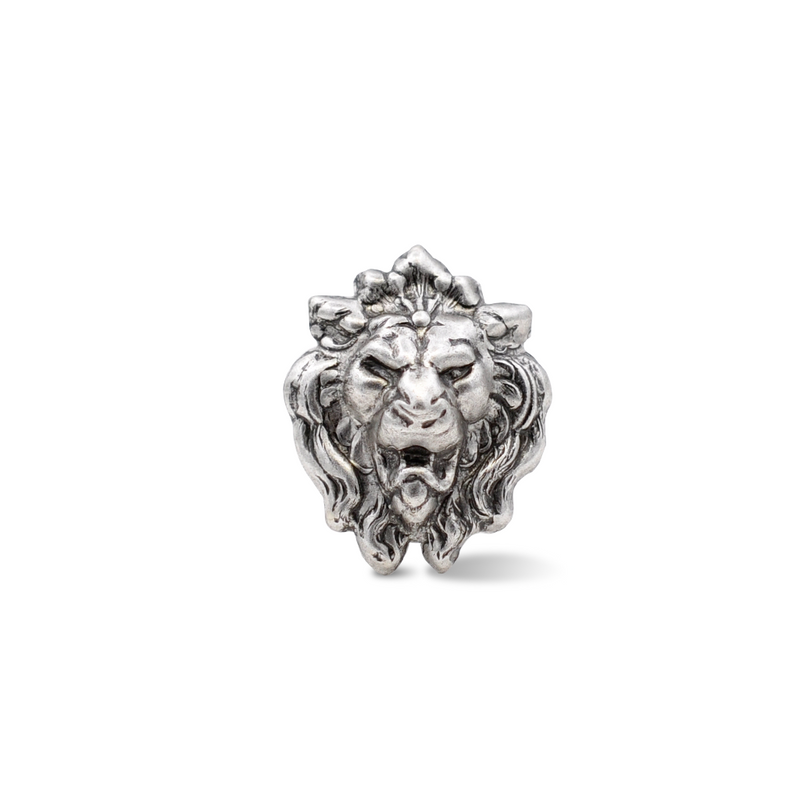 silver lion ring