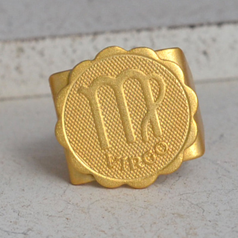 Gold virgo ring